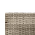 Miniatyrbillede 10 af 11: vidaXL havesofa med bord og hynder L-formet polyrattan grå