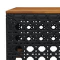 Miniatyrbillede 6 af 11: vidaXL sofasæt til haven 5 dele med hynder polyrattan sort