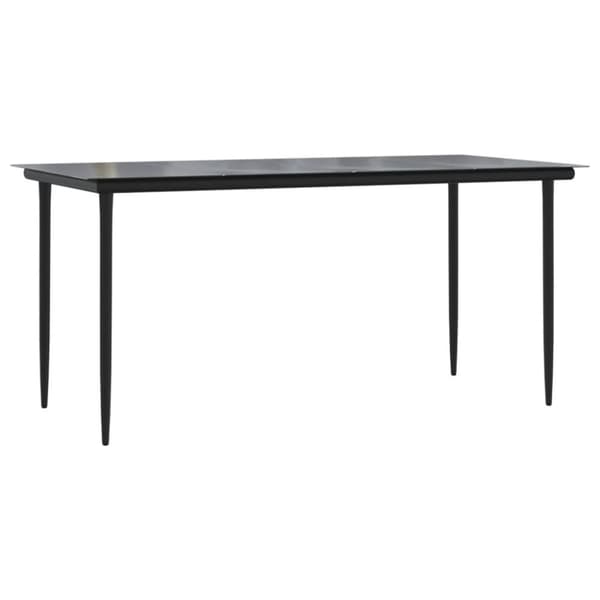 vidaXL spisebordssæt til haven 7 dele med hynder polyrattan beige
