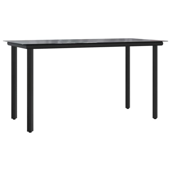 vidaXL spisebordssæt til haven 9 dele med hynder polyrattan beige