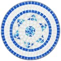 Miniatyrbilde 6 av 11: vidaXL Bistrobord med mosaikk blå og hvit jern og keramikk
