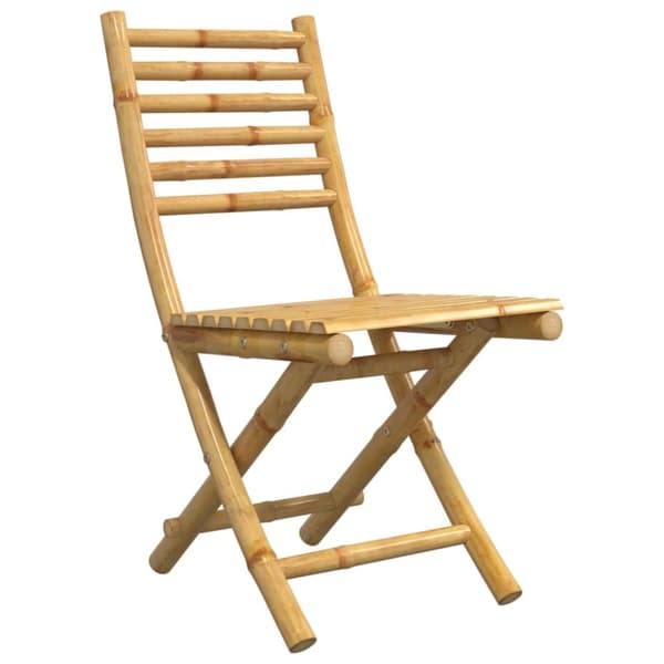 vidaXL Hagespisegruppe 5 seler bambus