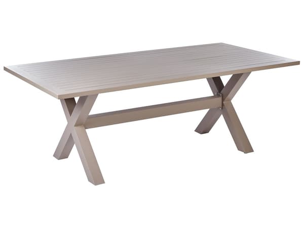 Hage Spisestuesett Beige Rotting 6-seters Bord 6 Stoler Beige Puter