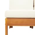 Miniatyrbilde 9 av 11: vidaXL Hagesofasett med puter 5 deler heltre akasie