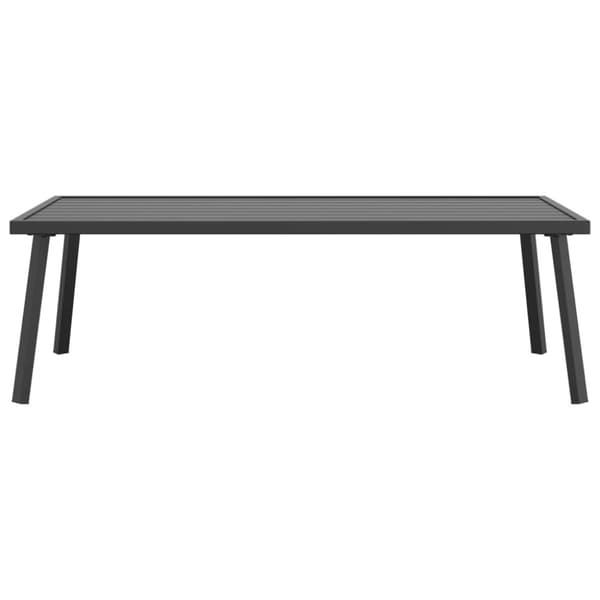 vidaXL havebord 110x55x35 cm stål antracitgrå -  Havemøbelsæt