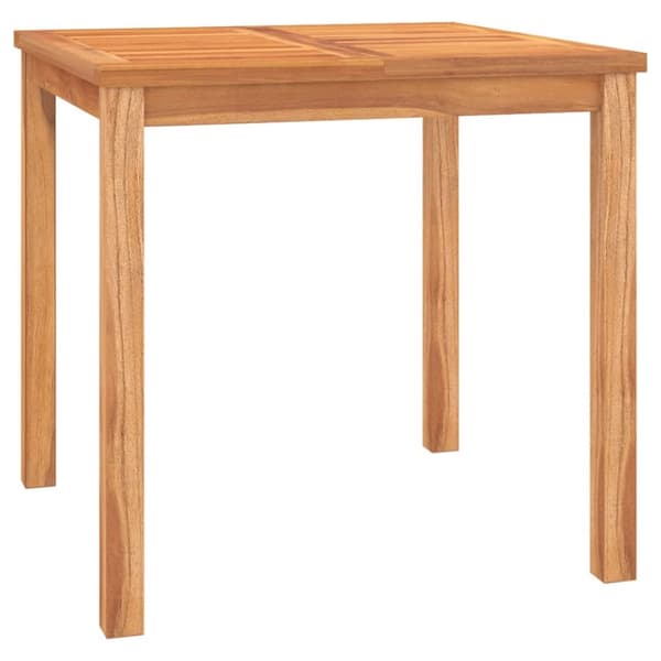 The Living Store Matgrupp för trädgården 5 delar massiv teak -  Utemöbelgrupper