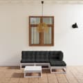 Miniatyrbillede 2 af 11: The Living Store loungesæt til haven 5 dele med hynder massivt fyrretræ -  Havemøbelsæt