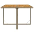 Miniatyrbillede 8 af 10: The Living Store spisebordssæt til haven 9 dele med hynder polyrattan beige -  Havemøbelsæt