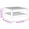 Miniatyrbild 11 av 11: The Living Store Loungegrupp med dynor 6 delar massivt akaciaträ -  Utemöbelgrupper