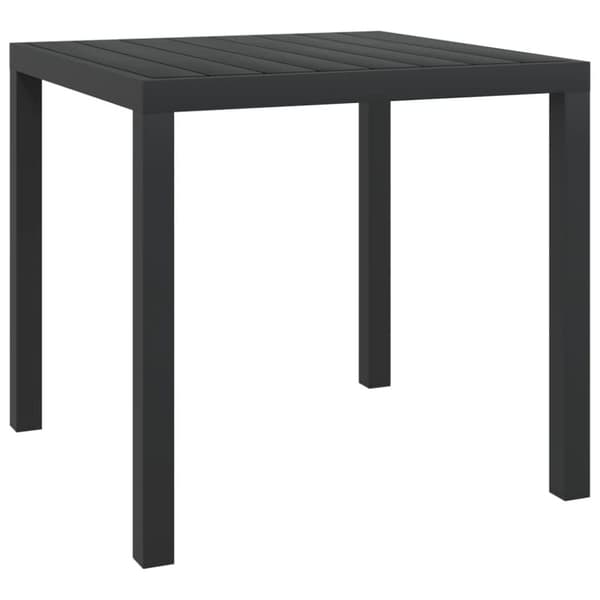 The Living Store Matgrupp för trädgården med dynor 5 delar konstrotting grå -  Utemöbelgrupper