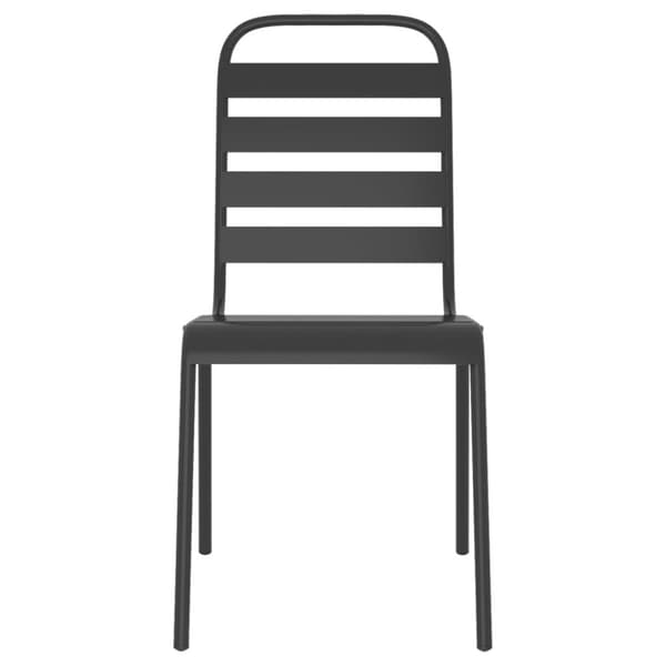 Ulkokalustesarjat - Living 5-osainen Ulkoruokailuryhmä antrasiitti teräs
