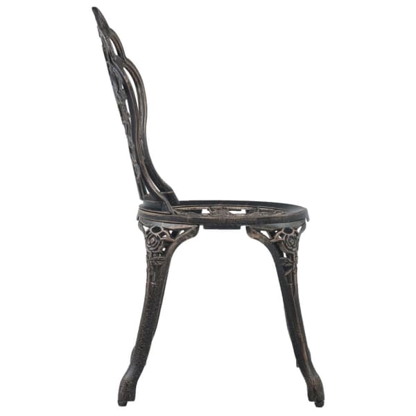 Utemöbelgrupper - Living Caféset 3 delar gjuten aluminium