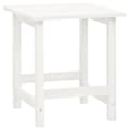Miniatyrbild 9 av 11: Utemöbelgrupper - Living Adirondackstol med bord massivt granträ vit