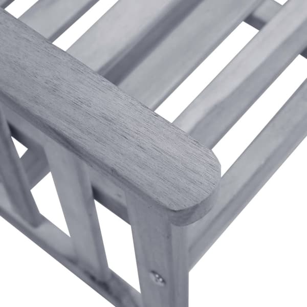 Utemöbelgrupper - Living Trädgårdsstolar med sidobord 159x61x92 cm massivt akaciaträ