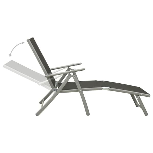 Utemöbelgrupper - Living Loungegrupp för trädgården 3 delar textilen och aluminium silver