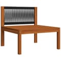 Miniatyrbild 7 av 11: Utemöbelgrupper - Living Trädgårdssoffa med dynor 3-sits massivt akaciaträ