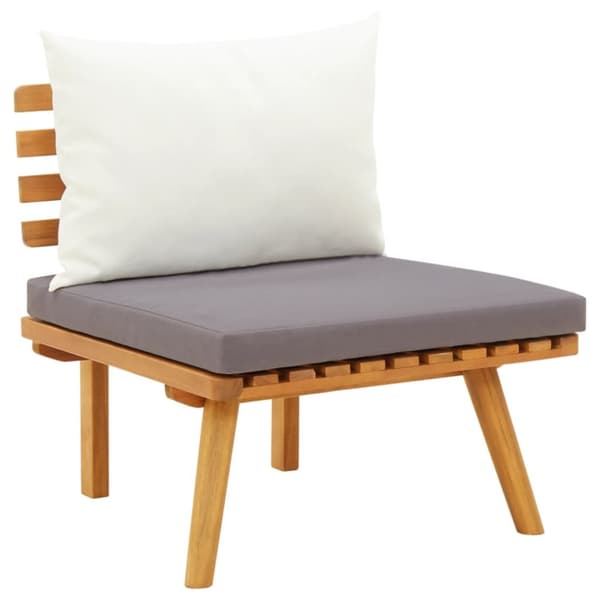 Loungegrupp för trädgården med dynor 3 delar massivt akaciaträ - Trädgårdsloungegrupp - Trädgårdsloungeset - Home & Living