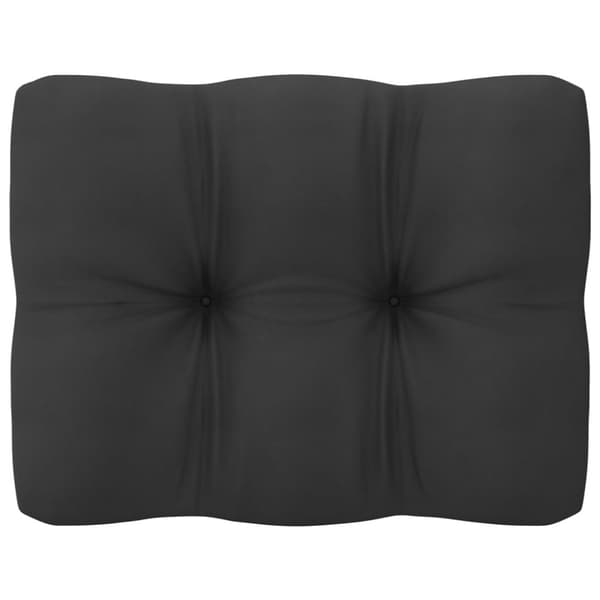 Loungegrupp med antracitfärgade dynor 10 delar massiv furu - Pallsoffa - Pallsoffor - Home & Living