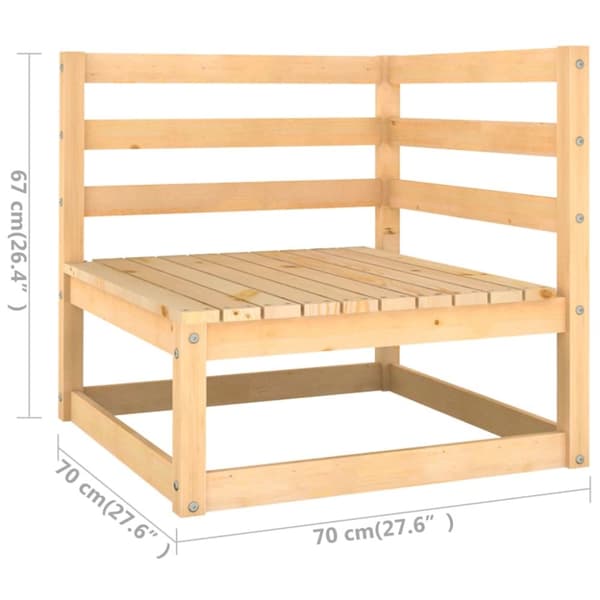 Loungegrupp med antracitfärgade dynor 10 delar massiv furu - Pallsoffa - Pallsoffor - Home & Living
