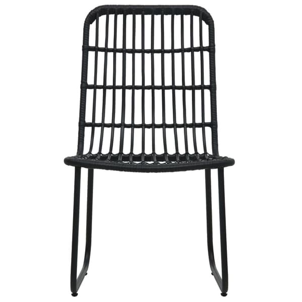 Caféset 3 delar konstrotting svart - Bistrogrupp - Bistrogrupp - Home & Living