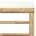 Miniatyrbild 9 av 11: Loungegrupp för trädgården med gräddvita dynor 4 delar bambu - Loungegrupp - Loungegrupper - Home & Living