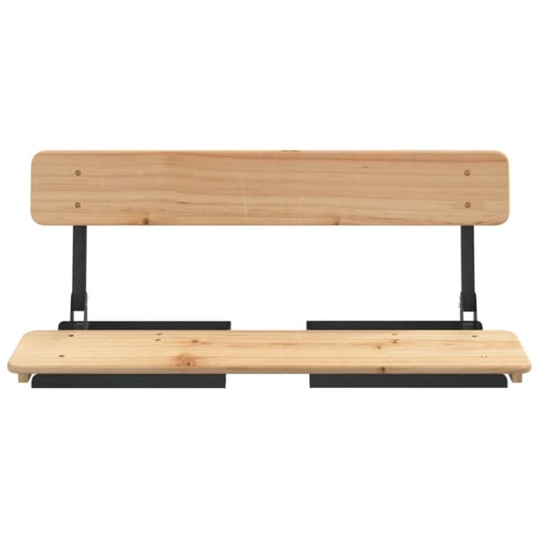 Foldbart barsæt 3 dele massivt fyrretræ - Barbord - Barborde - Home & Living