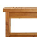 Miniatyrbild 8 av 11: Loungegrupp med dynor 4 delar massivt akaciaträ - Trädgårdslounge - Trädgårdssoffor - Home & Living