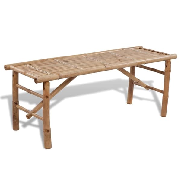 Ölbord med 2 bänkar 100 cm bambu - Picknickbord - Picknickbord - Home & Living