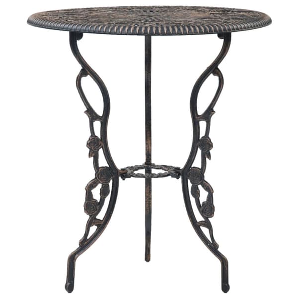 Bistrosæt 3 dele støbt aluminium - Bistrosæt - Bistrobord Og -stol - Home & Living