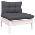 Miniatyrbild 5 av 9: Loungegrupp med antracit dynor 8 delar massiv furu - Loungegrupp - Loungegrupper - Home & Living