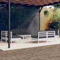 Miniatyrbild 2 av 9: Loungegrupp med antracit dynor 8 delar massiv furu - Loungegrupp - Loungegrupper - Home & Living