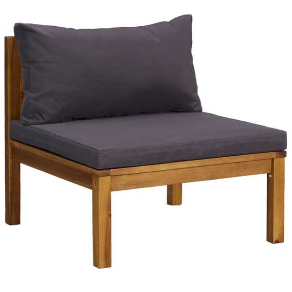Loungegrupp för trädgården med dynor 7 delar massivt akaciaträ - Loungeset - Lounge Set - Home & Living