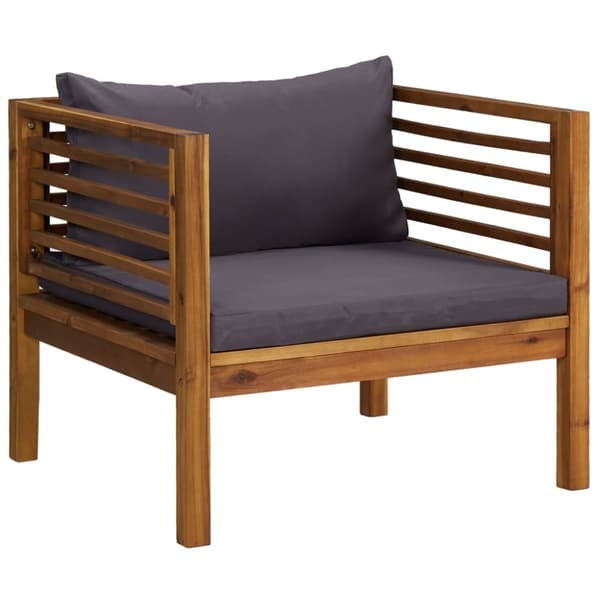 Loungegrupp för trädgården med dynor 7 delar massivt akaciaträ - Loungeset - Lounge Set - Home & Living