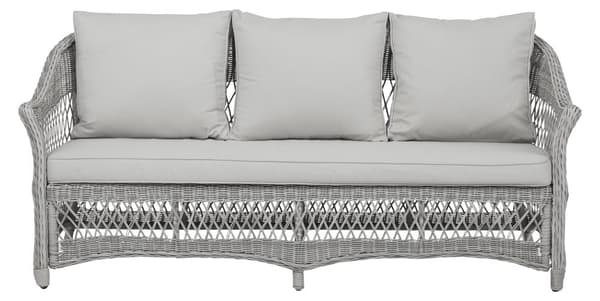 Hven loungesett med 4 deler inkl. puter, sannfarget.