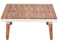 Miniatyrbilde 11 av 11: Loungesett Off-white Akasietre 5-seter hjørnesofa med sofabord Utemøbler Hage Terrasse Utendørs Moderne