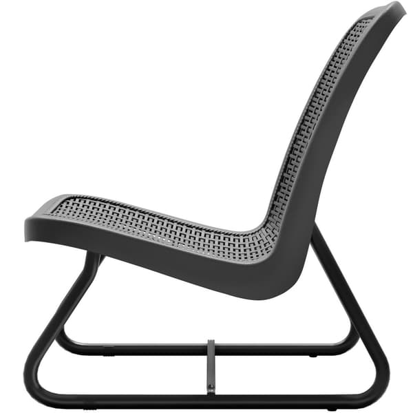 Havemøbelsæt Modica til 2 personer, ergonomisk - grå