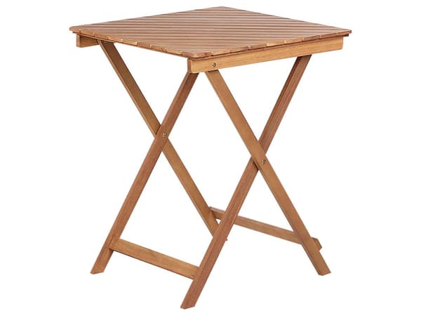Bistroset Mörkt Eukalyptusträ 3 Delar 2 Stolar och Bord Hopfällbart Lameller Modern Design Terass Balkong Trädgård