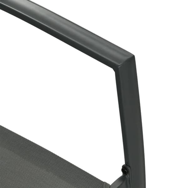 Rootz Trädgårdsmöbelset - Trädgårdssittgrupp - 5 delar - Väderbeständig - SPCC Plast - Grå - 150 x 87 x 72 cm