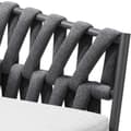 Miniatyrbillede 9 af 11: Stol Lugano i reb-design med aluminiumsstel - anthrazit