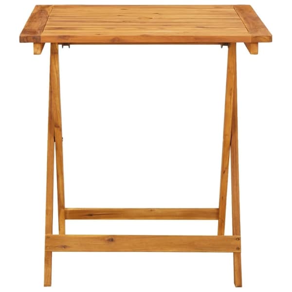 vidaXL Bistrosett 3 deler beige polypropylen og heltre