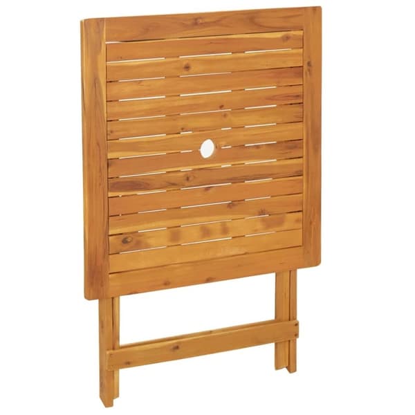 vidaXL Bistrosett 3 deler beige polypropylen og heltre