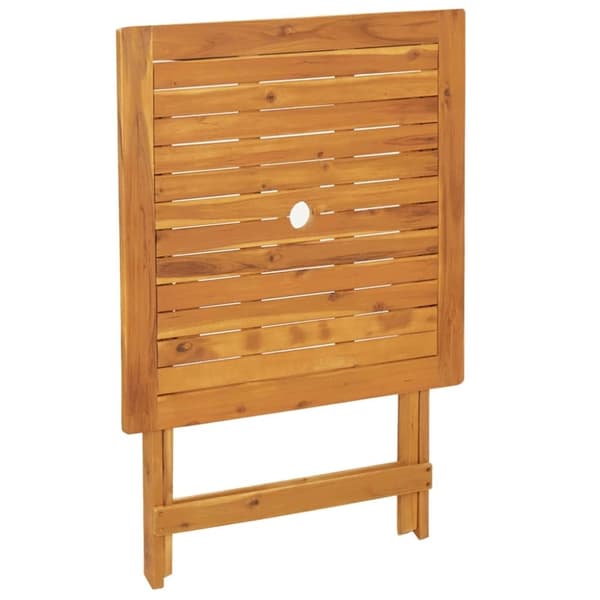 vidaXL Bistrosett 3 deler beige polyrotting og heltre