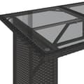 Miniatyrbillede 7 af 10: vidaXL sofasæt til haven 6 dele med hynder polyrattan sort