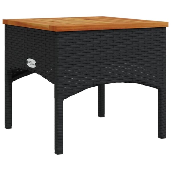 vidaXL sofasæt til haven 3 dele med hynder polyrattan sort