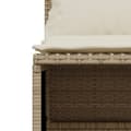 Miniatyrbillede 6 af 8: vidaXL sofasæt til haven 4 dele med hynder polyrattan beige