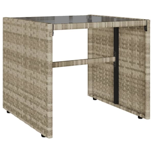 vidaXL sofasæt til haven 4 dele med hynder polyrattan lysegrå