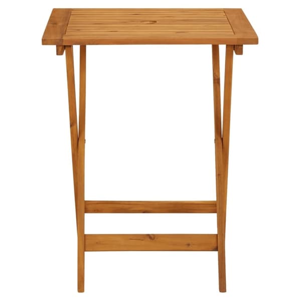 vidaXL Bistrosett 3 deler beige stoff og heltre