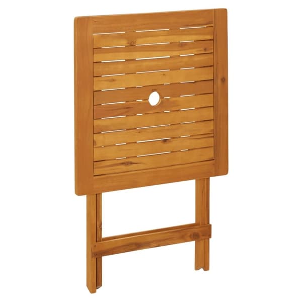 vidaXL Bistrosett 3 deler beige stoff og heltre