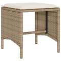 Miniatyrbillede 5 af 10: vidaXL sofasæt til haven 6 dele med hynder polyrattan beige