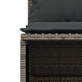 Miniatyrbillede 5 af 8: vidaXL sofasæt til haven 4 dele med hynder polyrattan grå